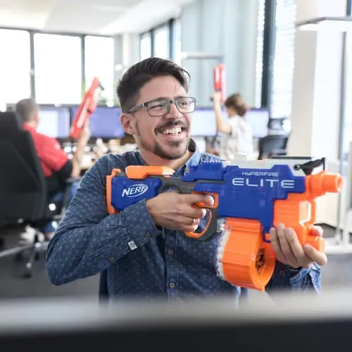 Nerf Gun Schlacht