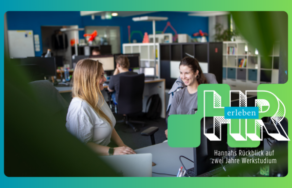 Hannah und Melly beim Interview für unseren Blogbeitrag